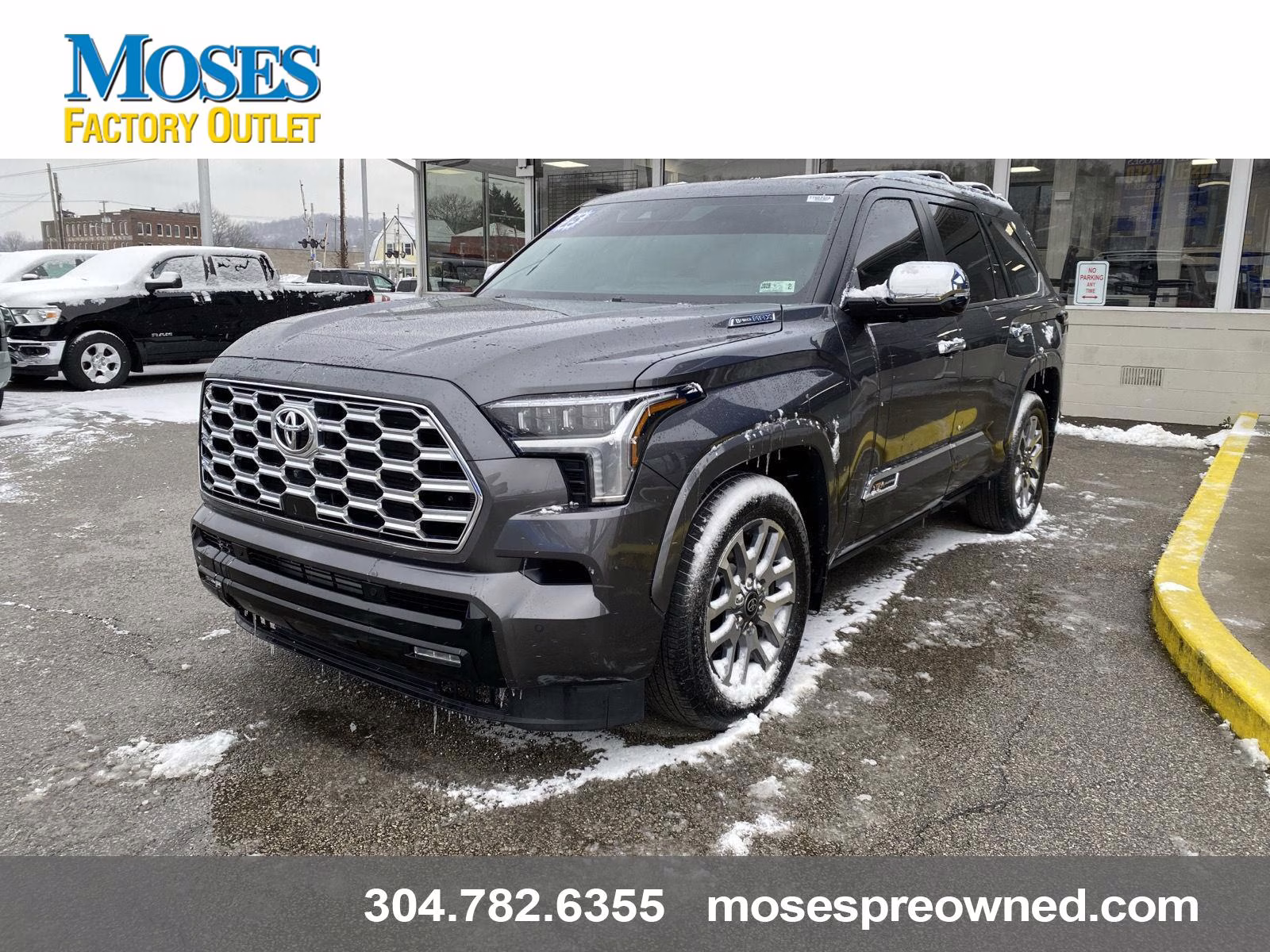 2025 Magnetic Gray Metallic Toyota Sequoia 1794 Edition 4X4 SUV