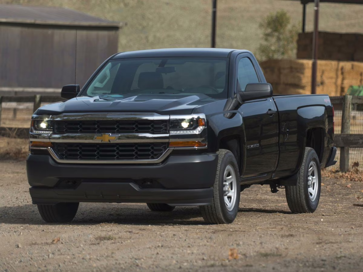 2018 Black Chevrolet Silverado 1500 LT 4X4 Truck