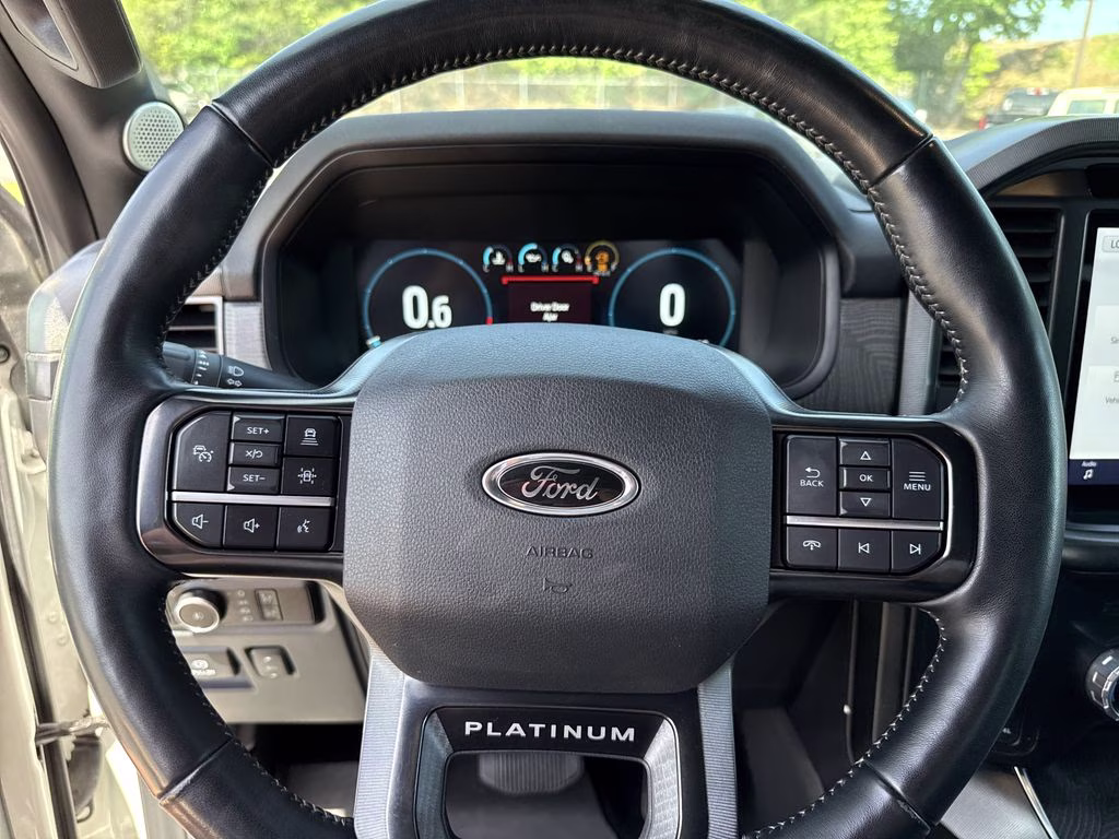2023 Star White Metallic Tri-Coat Ford F-150 Platinum 4X4 Truck
