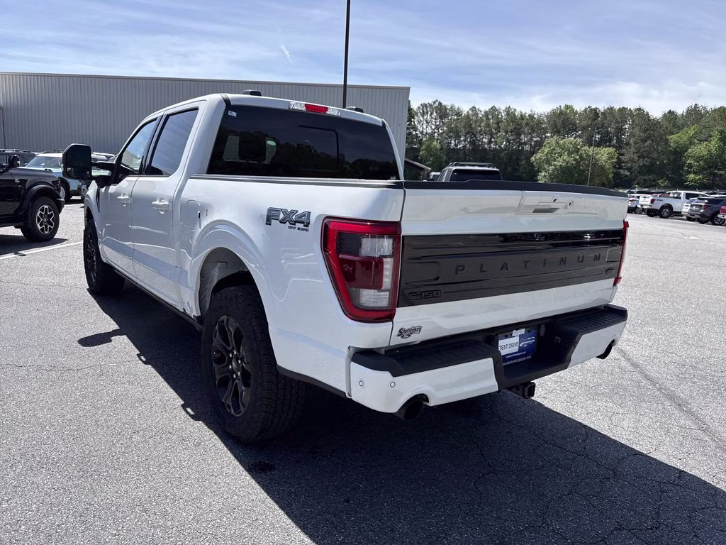 2023 Star White Metallic Tri-Coat Ford F-150 Platinum 4X4 Truck