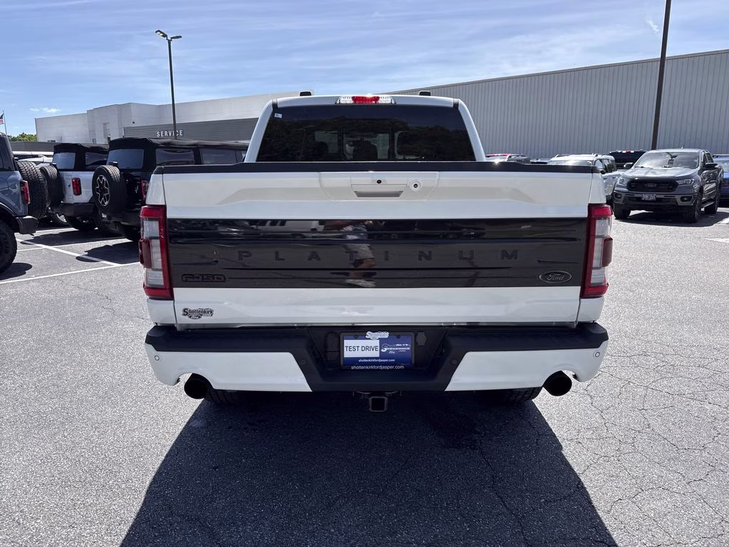 2023 Star White Metallic Tri-Coat Ford F-150 Platinum 4X4 Truck
