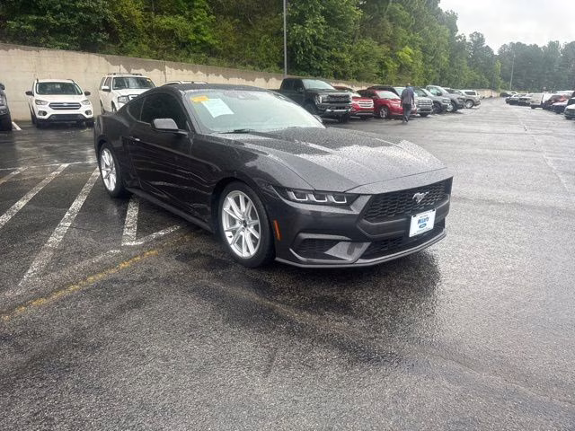 2024 Dark Matter Gray Metallic Ford Mustang EcoBoost Premium RWD Coupe