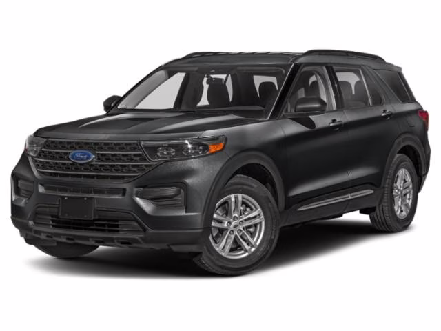 2024 Black Metallic Ford Explorer XLT 4X4 SUV