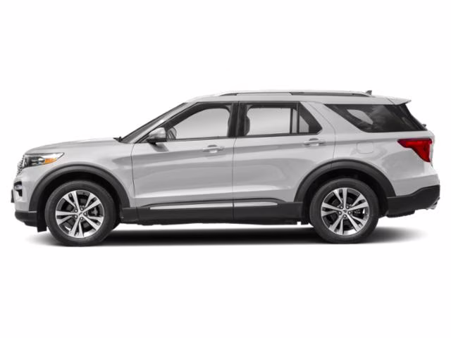 2020 White Metallic Ford Explorer Platinum 4X4 SUV