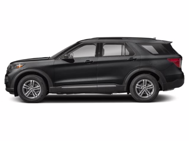 2024 Black Metallic Ford Explorer XLT 4X4 SUV