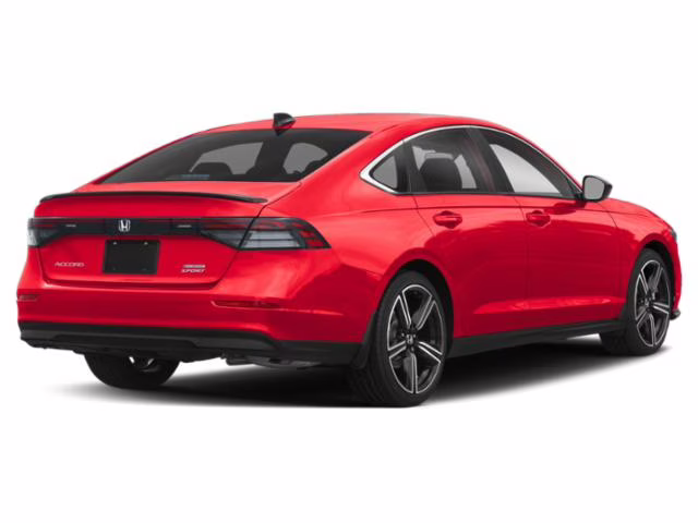 2024 Red Honda Accord Hybrid Sport FWD Sedan