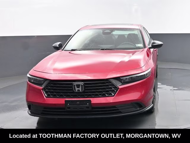 2024 Red Honda Accord Hybrid Sport FWD Sedan