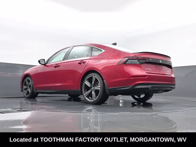 2024 Red Honda Accord Hybrid Sport FWD Sedan