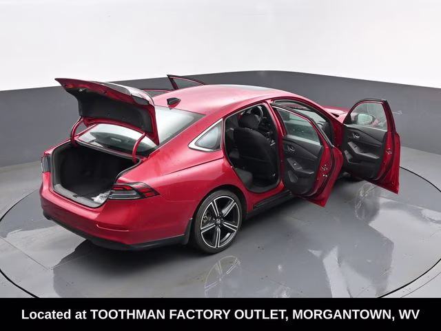 2024 Red Honda Accord Hybrid Sport FWD Sedan