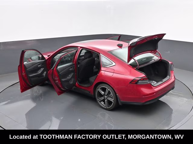 2024 Red Honda Accord Hybrid Sport FWD Sedan