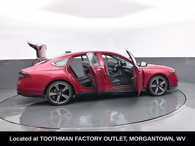 2024 Red Honda Accord Hybrid Sport FWD Sedan