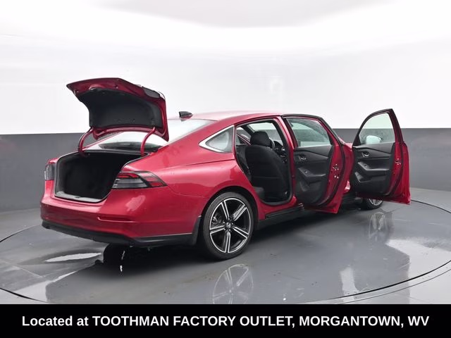 2024 Red Honda Accord Hybrid Sport FWD Sedan