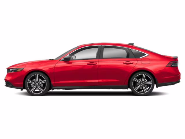 2024 Red Honda Accord Hybrid Sport FWD Sedan