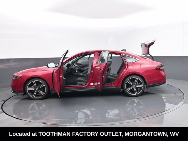 2024 Red Honda Accord Hybrid Sport FWD Sedan
