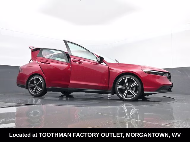 2024 Red Honda Accord Hybrid Sport FWD Sedan