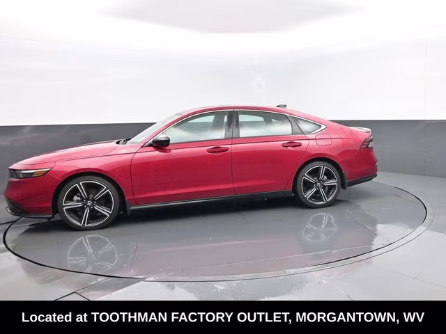 2024 Red Honda Accord Hybrid Sport FWD Sedan