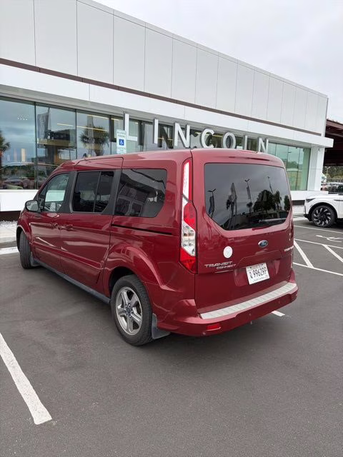 2019 Maroon Ford Transit Connect Titanium FWD Crossover