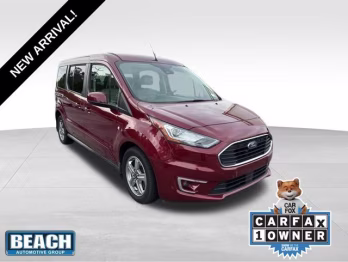 2019 Red Metallic Ford Transit Connect Titanium FWD Crossover