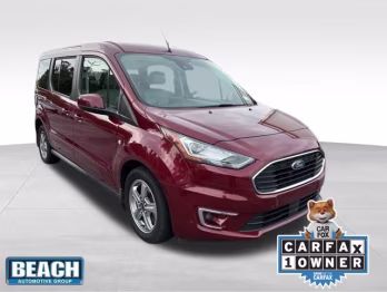 2019 Red Metallic Ford Transit Connect Titanium FWD Crossover