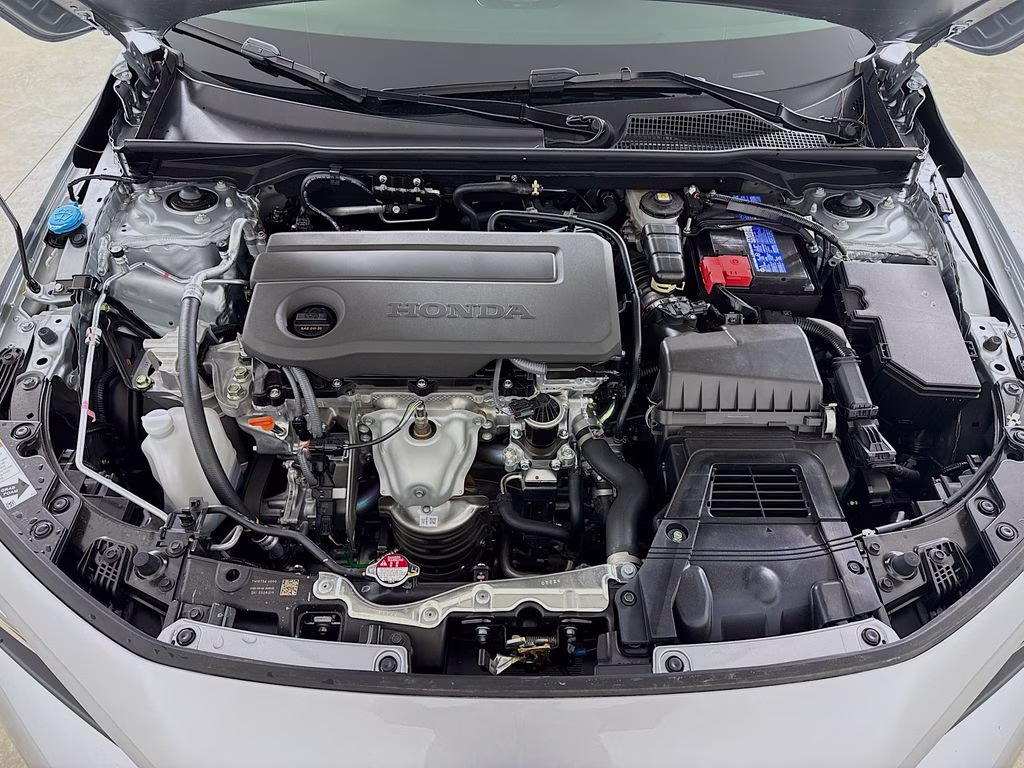 2026 Solar Silver Metallic Honda Civic Sport FWD Hatchback