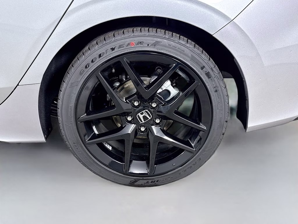 2026 Solar Silver Metallic Honda Civic Sport FWD Hatchback