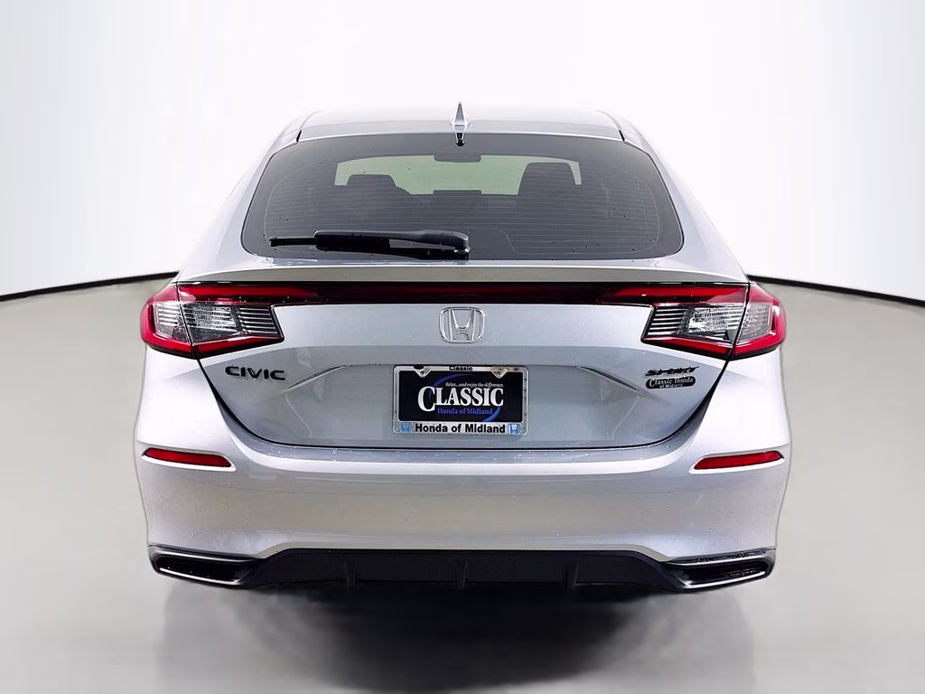2026 Solar Silver Metallic Honda Civic Sport FWD Hatchback