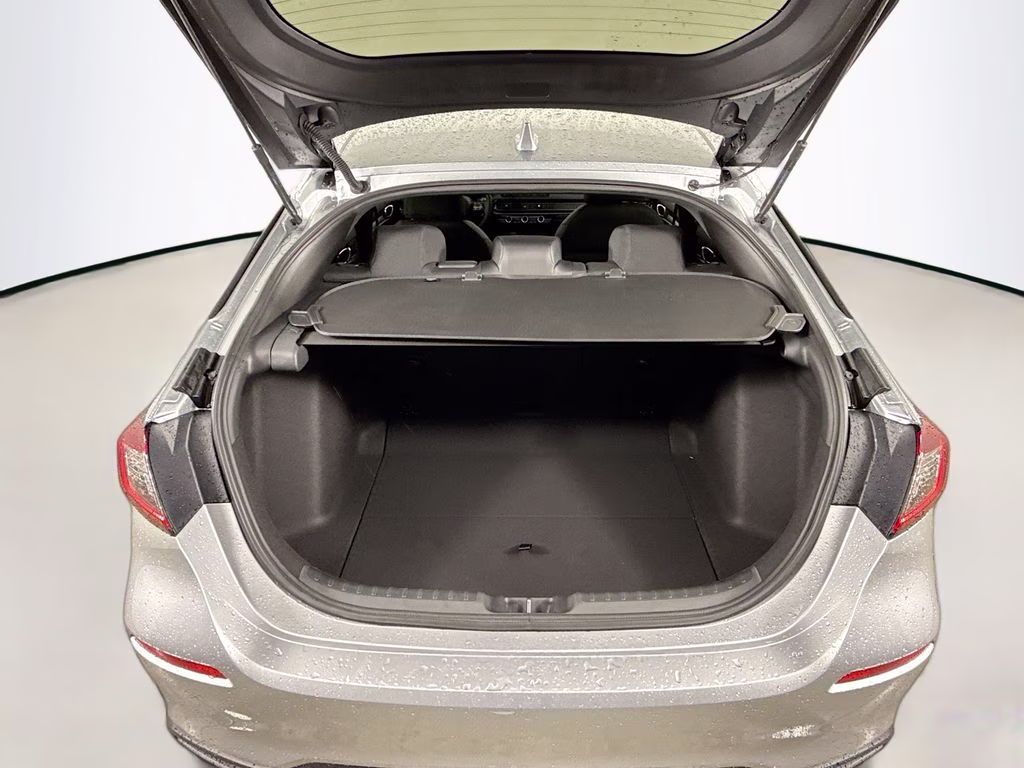 2026 Solar Silver Metallic Honda Civic Sport FWD Hatchback