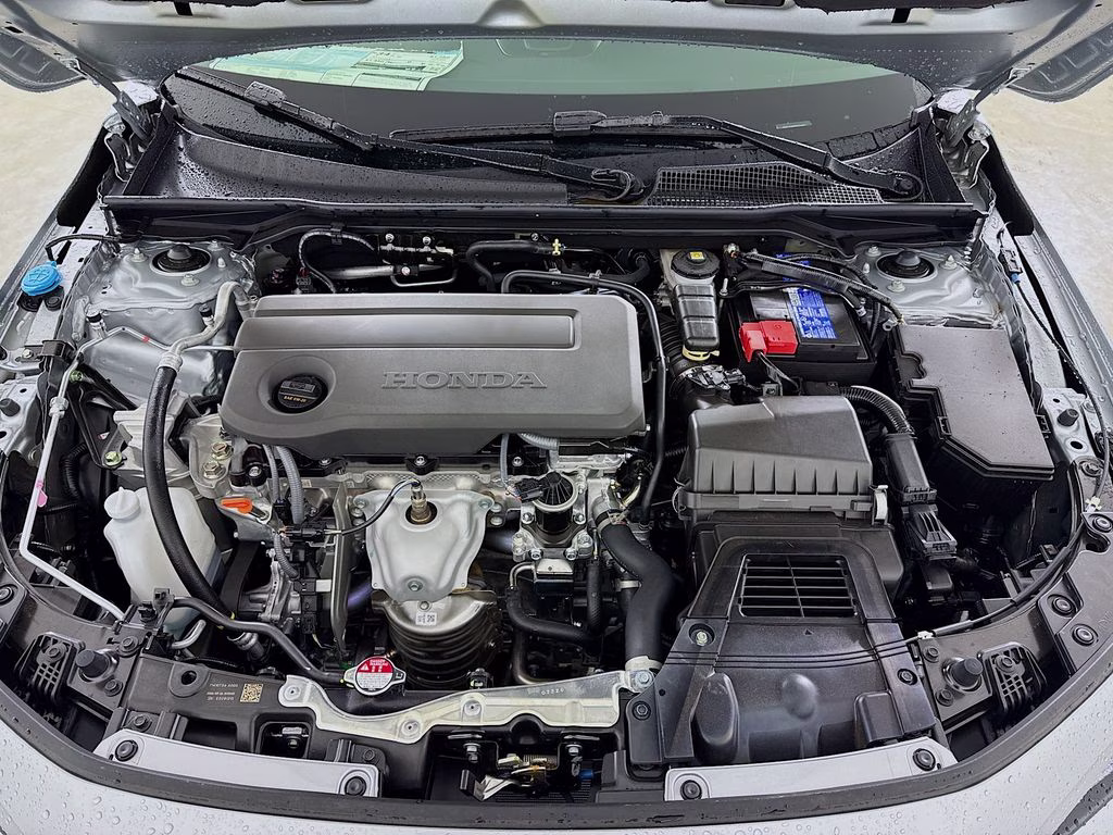 2026 Solar Silver Metallic Honda Civic Sport FWD Hatchback