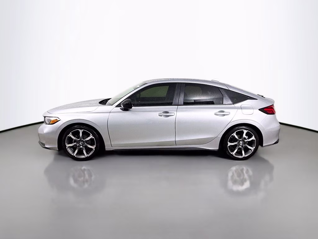 2026 Solar Silver Metallic Honda Civic Sport FWD Hatchback