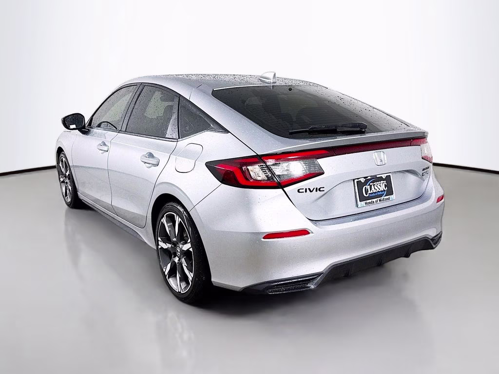 2026 Solar Silver Metallic Honda Civic Sport FWD Hatchback