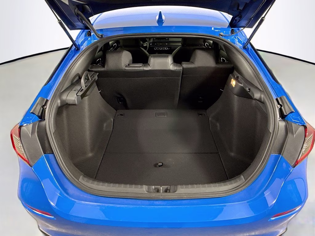 2026 Boost Blue Pearl Honda Civic Sport FWD Hatchback
