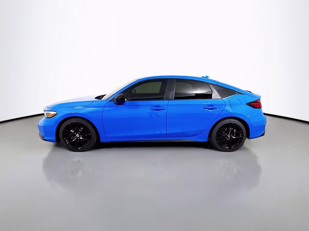2026 Boost Blue Pearl Honda Civic Sport FWD Hatchback