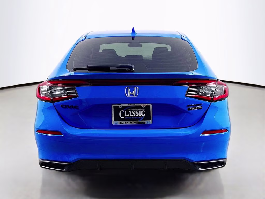 2026 Boost Blue Pearl Honda Civic Sport FWD Hatchback