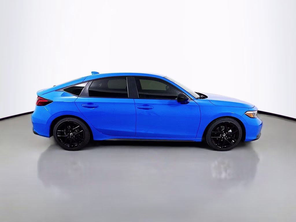 2026 Boost Blue Pearl Honda Civic Sport FWD Hatchback
