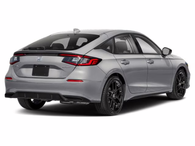 2026 Solar Silver Metallic Honda Civic Sport FWD Hatchback