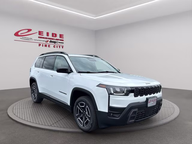 2026 Bright White Clearcoat Jeep Cherokee Limited 4X4 SUV