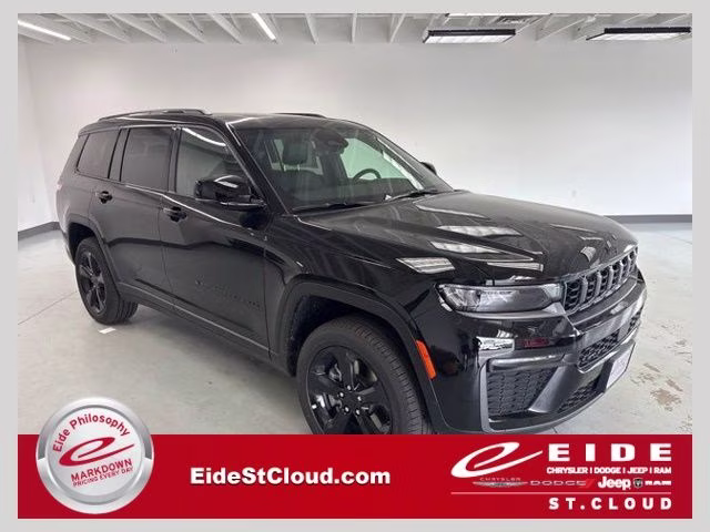 2026 Diamond Black Crystal Pearlcoat Jeep Grand Cherokee L Limited 4X4 SUV