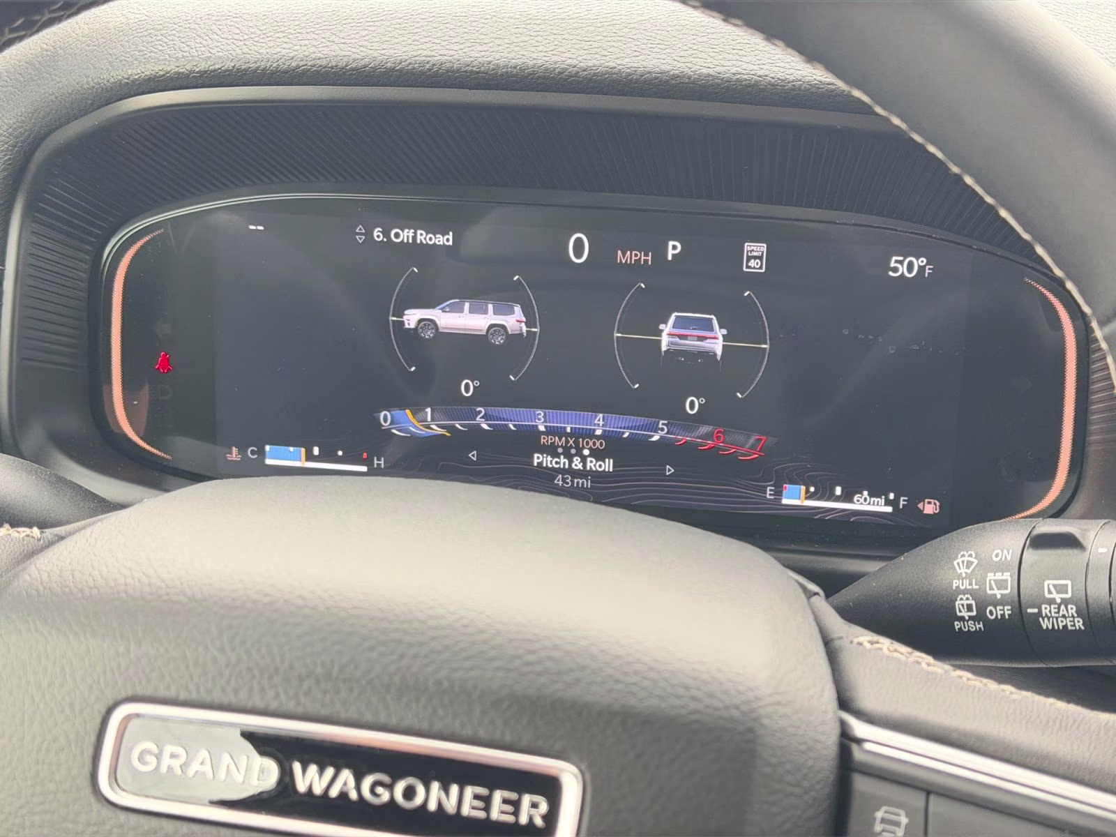 2026 High Gloss Black Jeep Grand Wagoneer 4X4 SUV