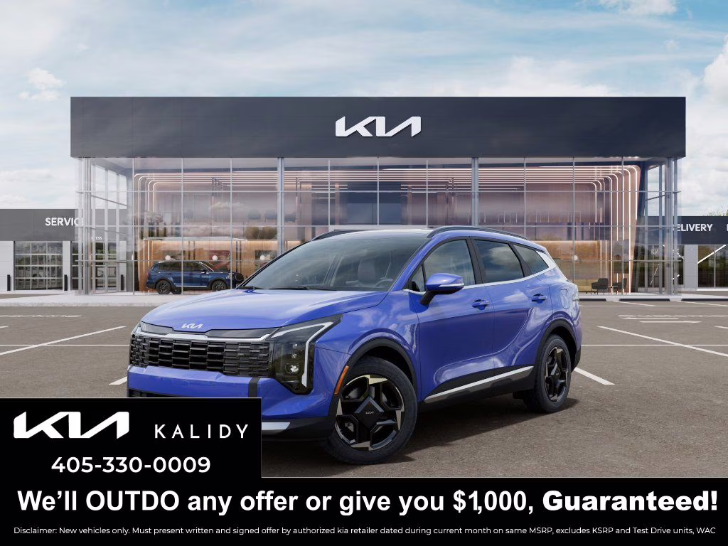 2026 Blue Kia Sportage EX FWD SUV