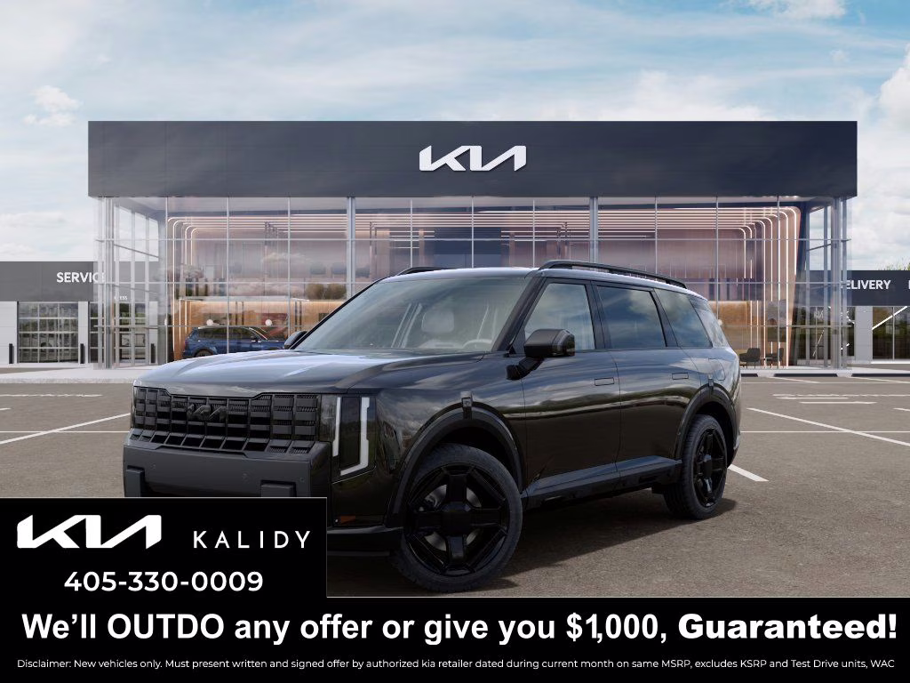 2027 Ebony Black Kia Telluride X-Line EX AWD SUV