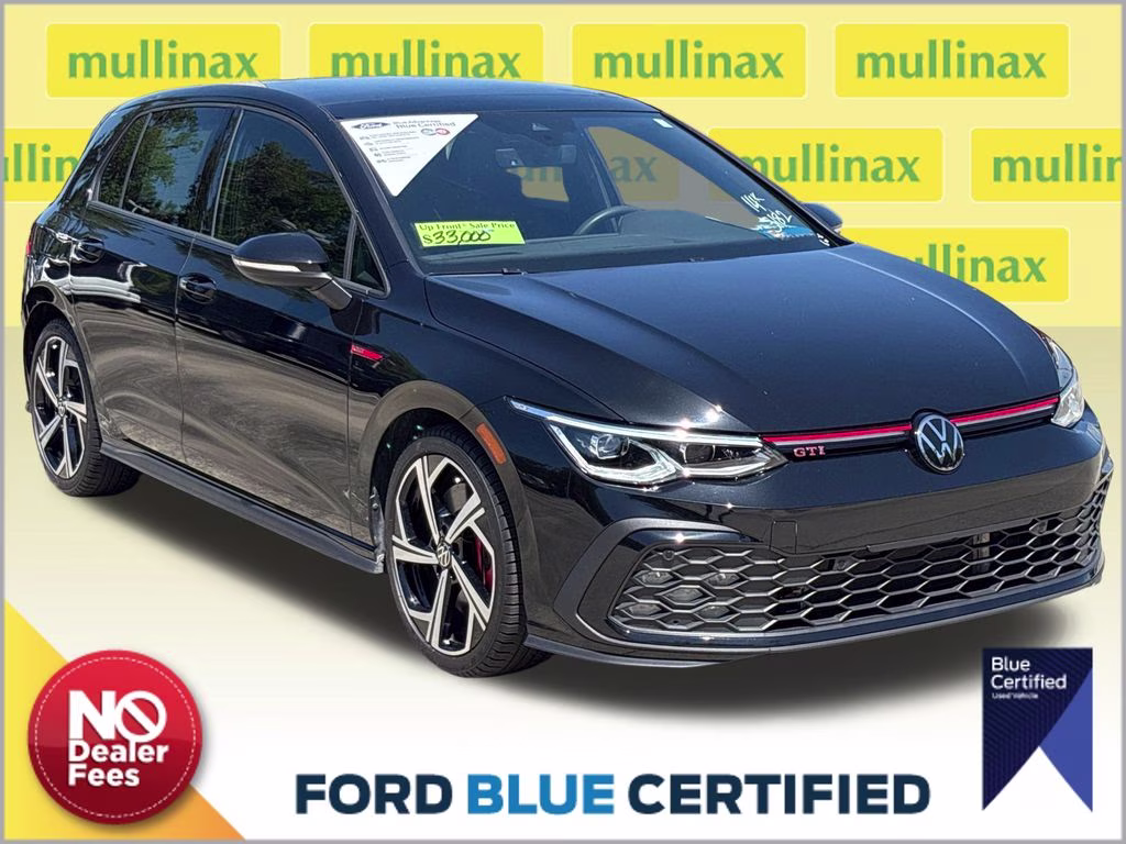 2024 Black Volkswagen Golf GTI 2.0T SE FWD Hatchback