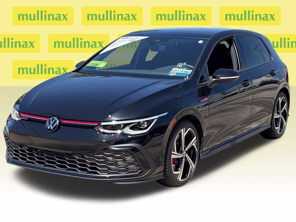 2024 Black Volkswagen Golf GTI 2.0T SE FWD Hatchback