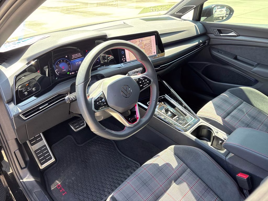 2024 Black Volkswagen Golf GTI 2.0T SE FWD Hatchback