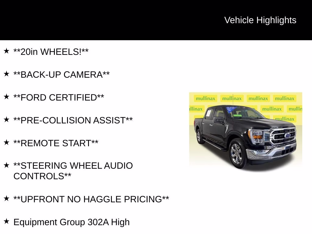 2023 Black Metallic Ford F-150 XLT RWD Truck