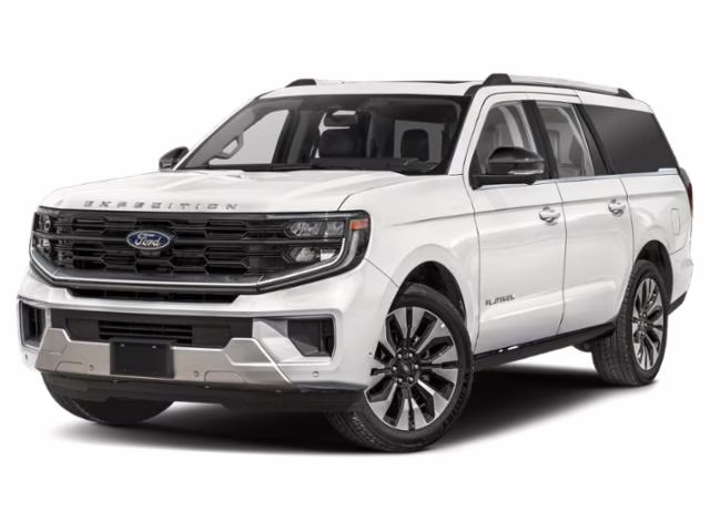 2025 Oxford White Ford Expedition Max Platinum 4X4 SUV