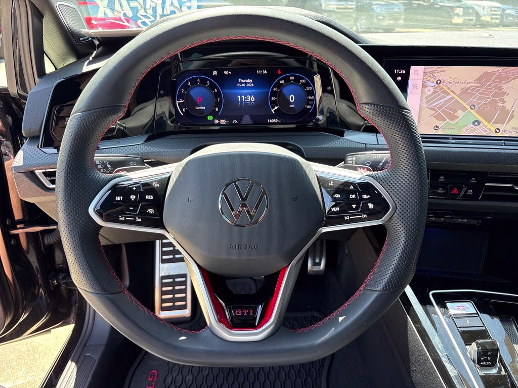 2024 Black Volkswagen Golf GTI 2.0T SE FWD Hatchback
