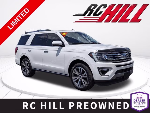 2021 Star White Metallic Tri-Coat Ford Expedition Limited RWD SUV