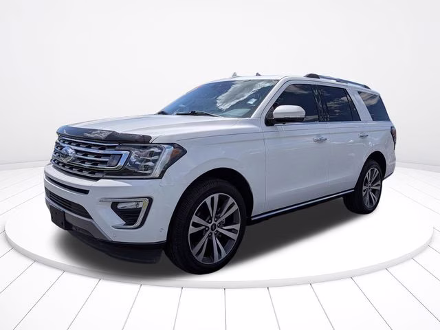 2021 Star White Metallic Tri-Coat Ford Expedition Limited RWD SUV