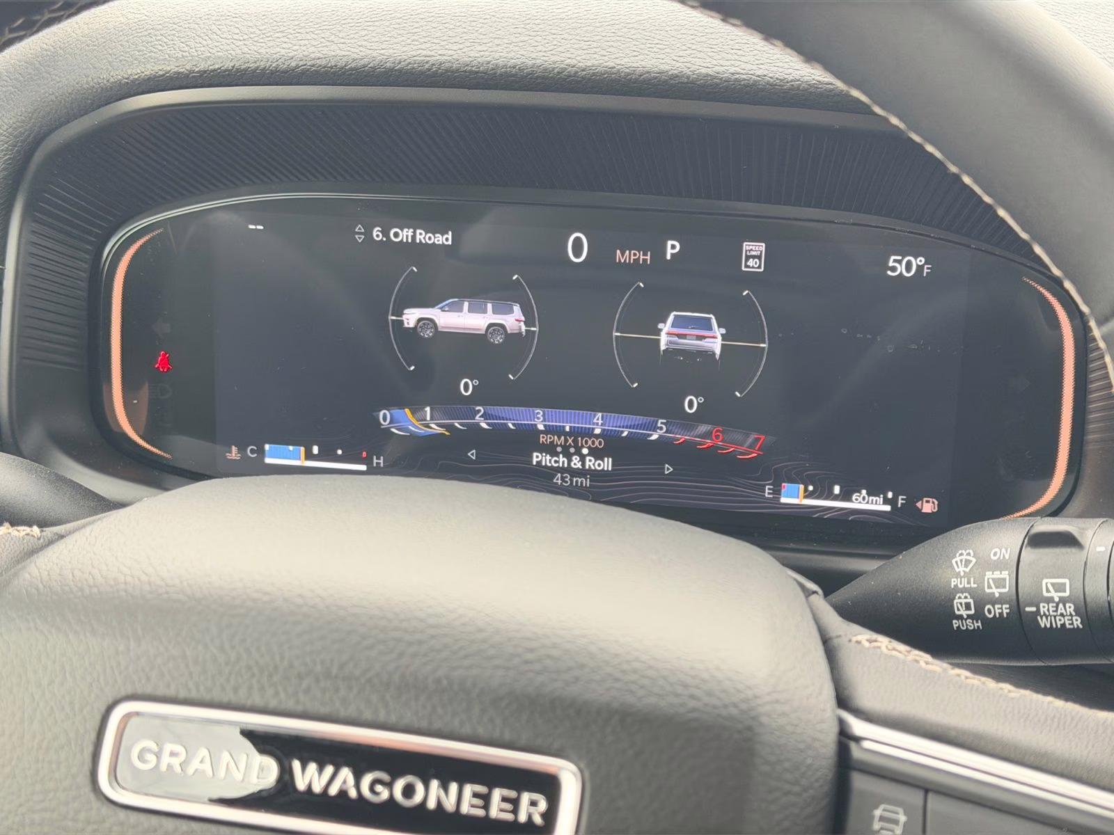 2026 High Gloss Black Jeep Grand Wagoneer 4X4 SUV