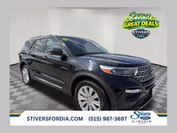 2021 Black Metallic Ford Explorer Limited 4X4 SUV